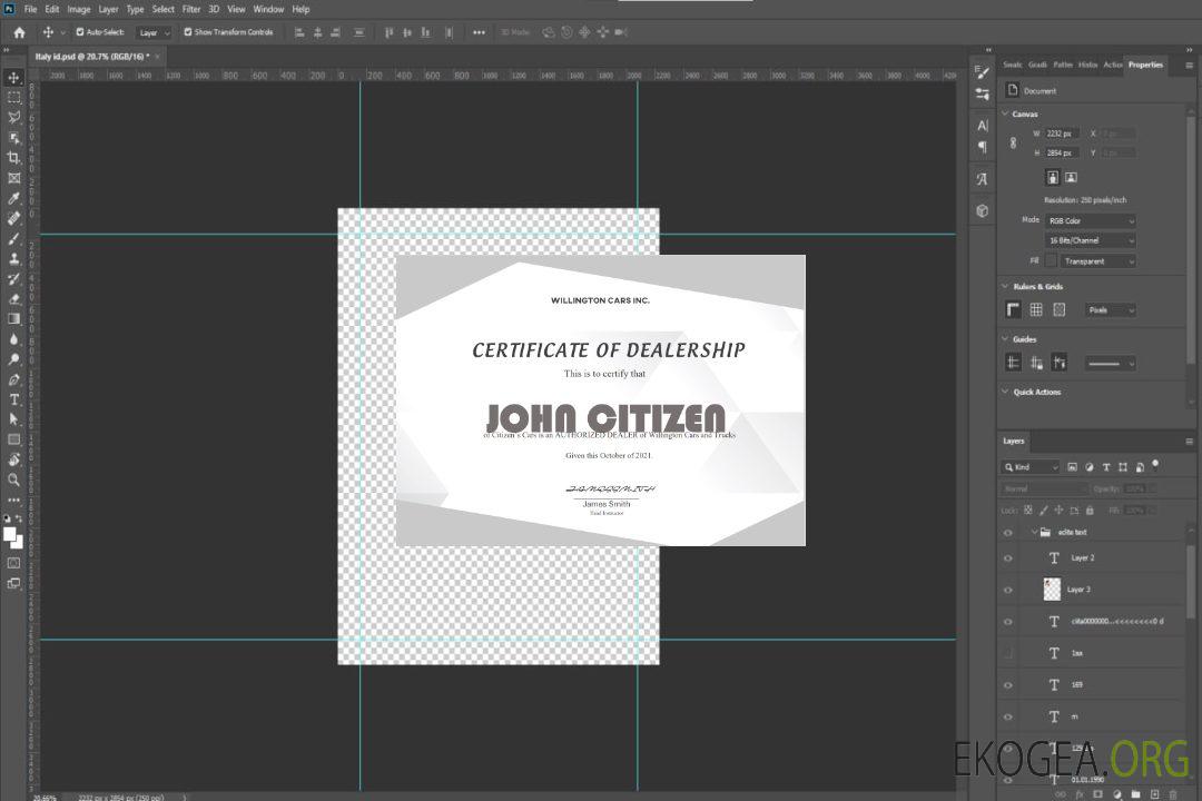 Certificat d'achèvement de la concession aux États-Unis template